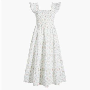 Hill House Ellie Nap Dress in Pastel Trellis